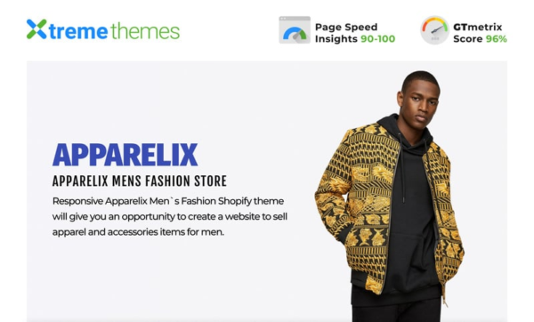 Apparelix Men`s Fashion Shopify Theme