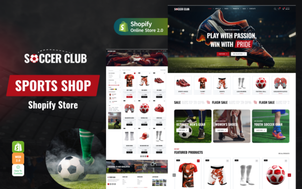 Sports Club Shopify Theme