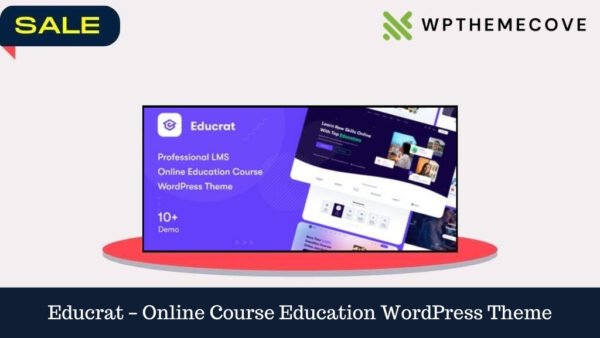 Educrat – Online Course Education WordPress Theme