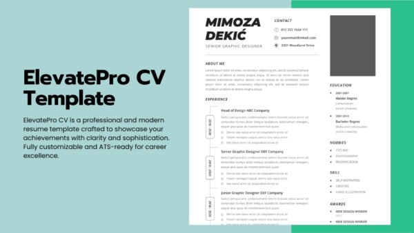 ElevatePro CV Template