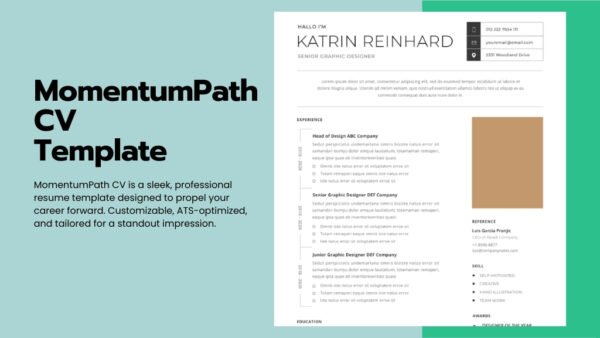 MomentumPath CV Template