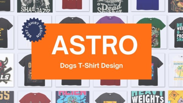 Astro Dogs T-Shirt Design