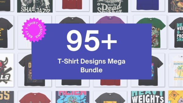 95 T-Shirt Designs Mega Bundle