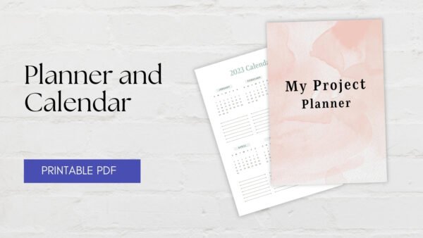 Planner and Calendar