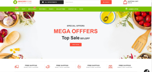 Infinit Fresh Foods Shopify Themes