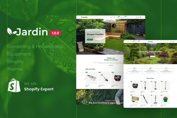 Jardin - Gardening Equipment Responsive Shopify Theme